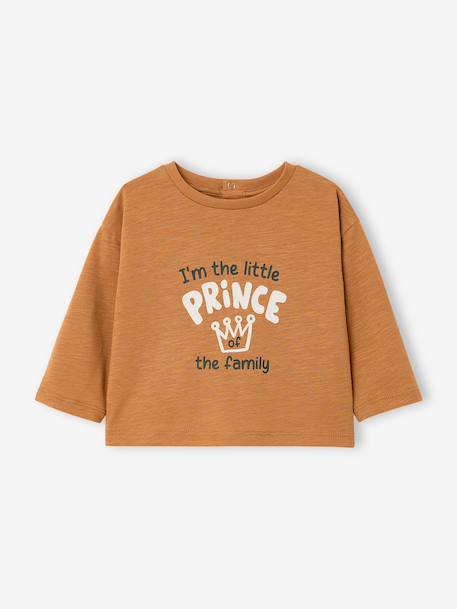 T-shirt manches longues bébé garçon caramel 1 - vertbaudet enfant 