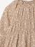 Robe courte fille manches longues cannelle+écru 3 - vertbaudet enfant 