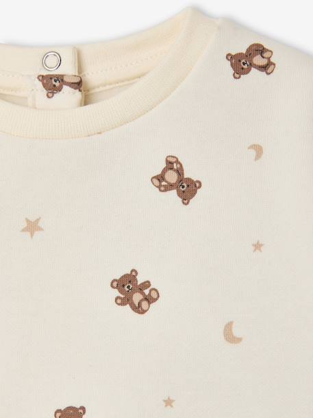 Ensemble sweat et pantalon bébé garçon écru 5 - vertbaudet enfant 