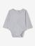 Ensemble 3 pièces bébé personnalisable gris chiné 4 - vertbaudet enfant 