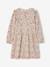 Robe courte fille manches longues ivoire+vanille 2 - vertbaudet enfant 