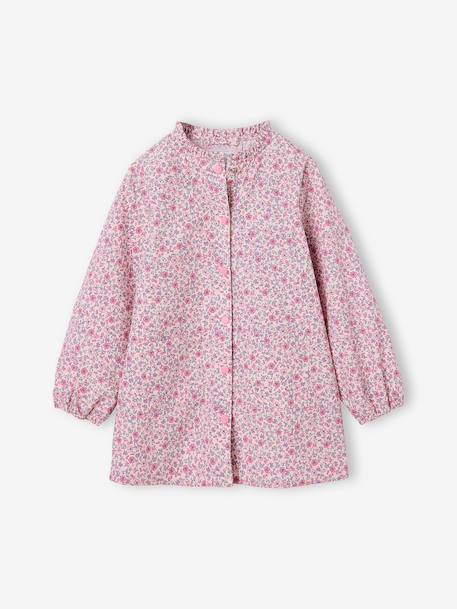 Tablier fille pressionné personnalisable rose dragée 1 - vertbaudet enfant 