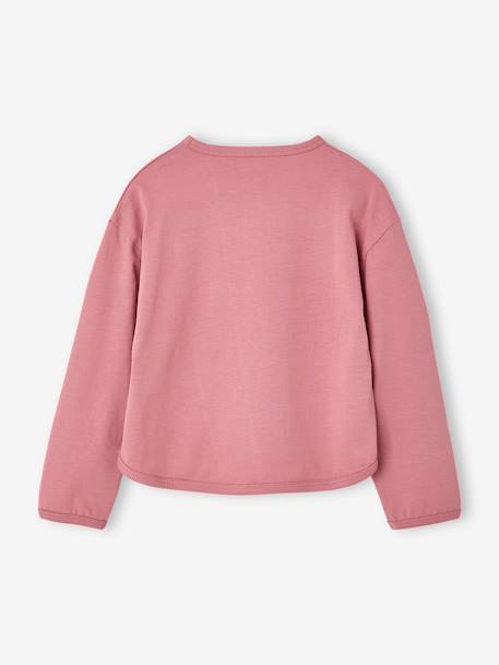 T-shirt manches longues fille écru+mauve 5 - vertbaudet enfant 