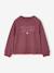 T-shirt manches longues fille encre+prune 4 - vertbaudet enfant 