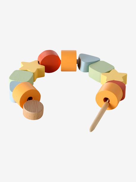 Coffret 5 jouets d’éveil bois FSC® multicolore 9 - vertbaudet enfant 