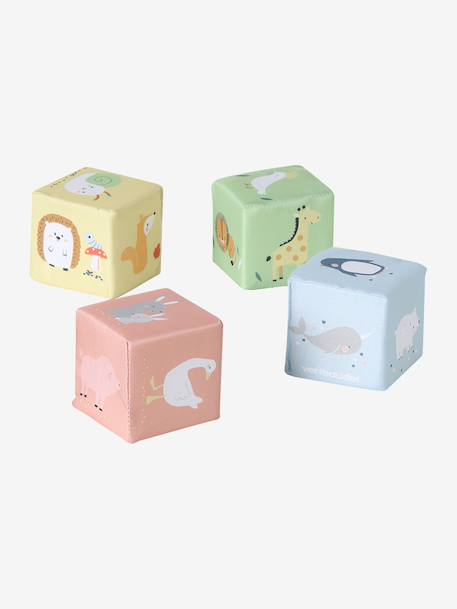 Coffret 6 jouets d’éveil bois FSC® multicolore 12 - vertbaudet enfant 