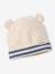 Ensemble bébé tricot bonnet, snood et moufles écru 2 - vertbaudet enfant 