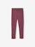 Lot 2 Leggings fille doublés maille polaire anthracite+prune 8 - vertbaudet enfant 