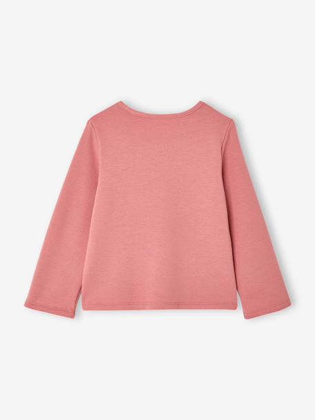 T-shirt manches longues fille blush+vanille 2 - vertbaudet enfant 