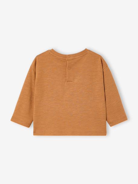 T-shirt manches longues bébé garçon caramel 4 - vertbaudet enfant 