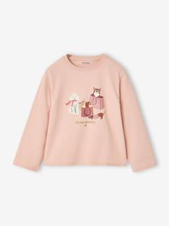T-shirt manches longues fille  - vertbaudet enfant