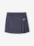 Jupe-short plissée fille anthracite+marine 10 - vertbaudet enfant 