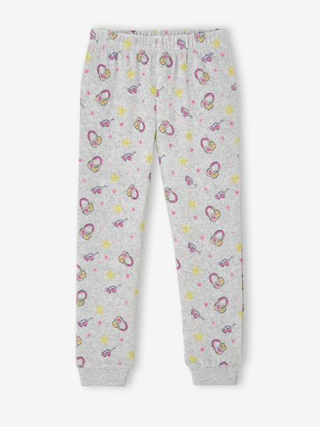 Lot de 2 pyjamas fille longs gris chiné 7 - vertbaudet enfant 