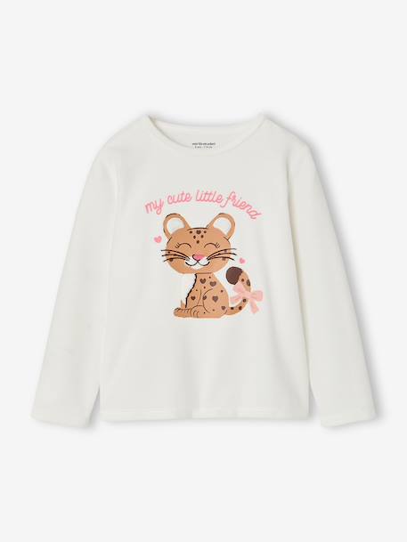 Pyjama fille velours écru 2 - vertbaudet enfant 