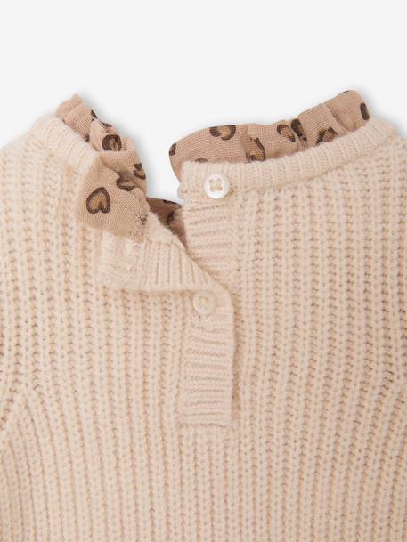 Pull 2 en 1 bébé bleu ciel+écru+rose poudré 8 - vertbaudet enfant 