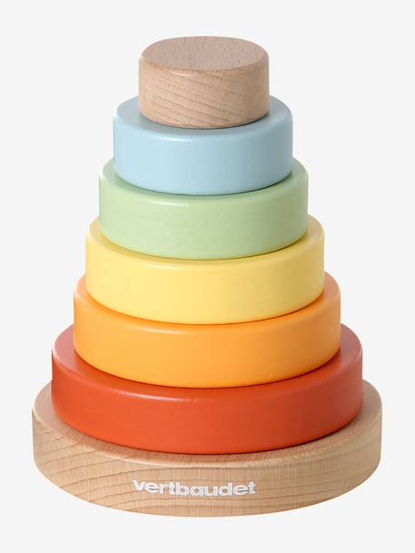 Coffret 5 jouets d’éveil bois FSC® multicolore 5 - vertbaudet enfant 