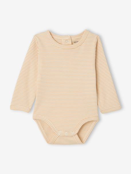 Ensemble salopette et body bébé garçon vanille 2 - vertbaudet enfant 