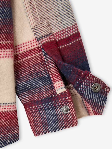 Chemise à capuche garçon bordeaux 4 - vertbaudet enfant 