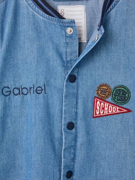 Tablier garçon personnalisable bleu jean 4 - vertbaudet enfant 