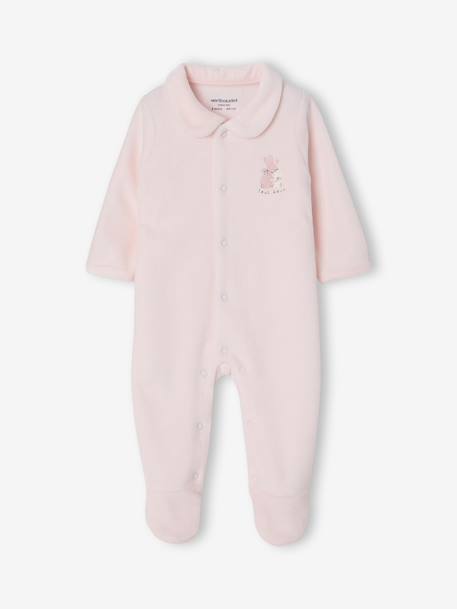 Lot de 2 dors-bien bébé ouverture devant cappuccino+rose pâle+vert sauge 11 - vertbaudet enfant 