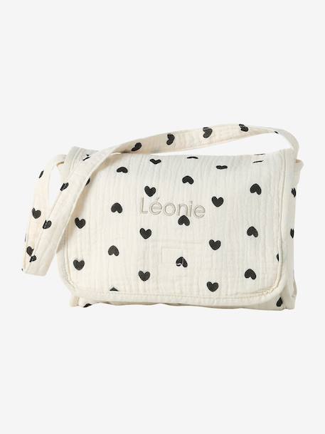 Sac à langer poupon personnalisable + couche + bavoir CHERRY+Cœur fondant+Sherpa 13 - vertbaudet enfant 