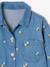 Chemise fille manches longues bleu jean 3 - vertbaudet enfant 