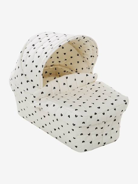 Landau pour poupon Coeur fondant+écru 3 - vertbaudet enfant 