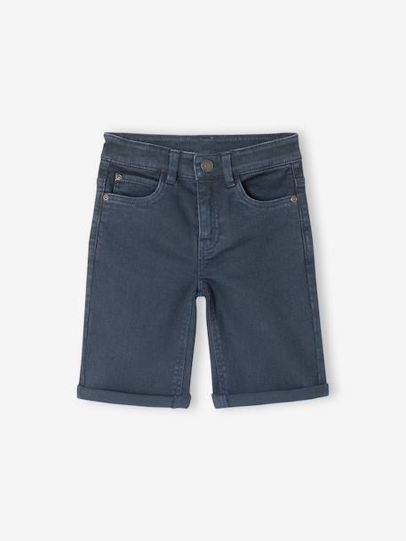 Bermuda garçon 5 poches morphologie fin marine 3 - vertbaudet enfant 