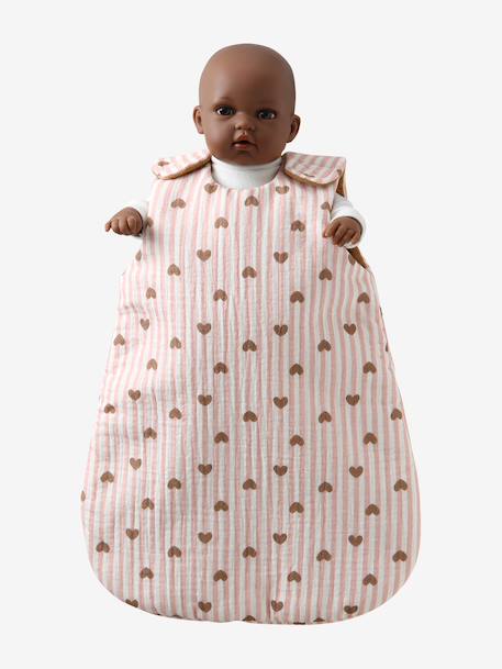 Gigoteuse poupon personnalisable Cœur fondant+Cœur fondant+Marguerite+Petit coeur+PETITES FLEURS+Retro Flower 5 - vertbaudet enfant 