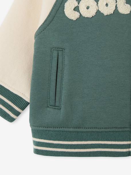 Teddy zippé bébé garçon vert émeraude 4 - vertbaudet enfant 