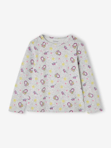 Lot de 2 pyjamas fille longs gris chiné 6 - vertbaudet enfant 