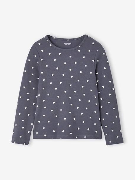 Lot de 3 T-shirts manches longues fille écru+encre+vanille 8 - vertbaudet enfant 
