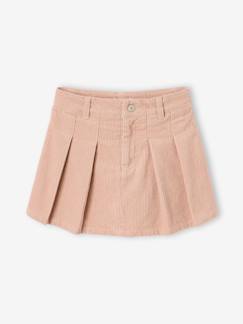 -Jupe short fille plissée