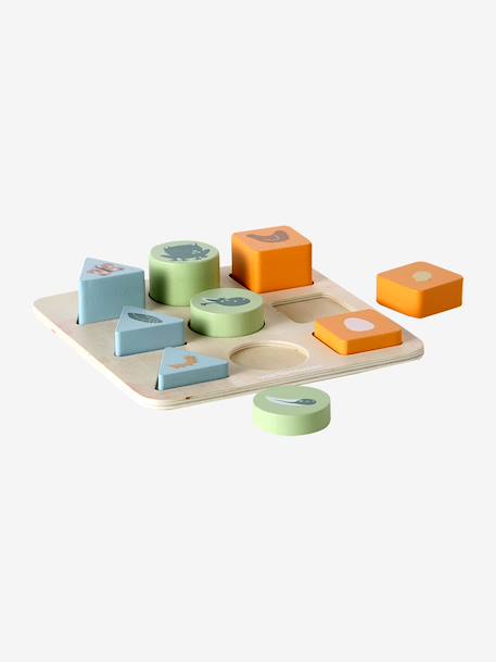Coffret 5 jouets d’éveil bois FSC® multicolore 6 - vertbaudet enfant 