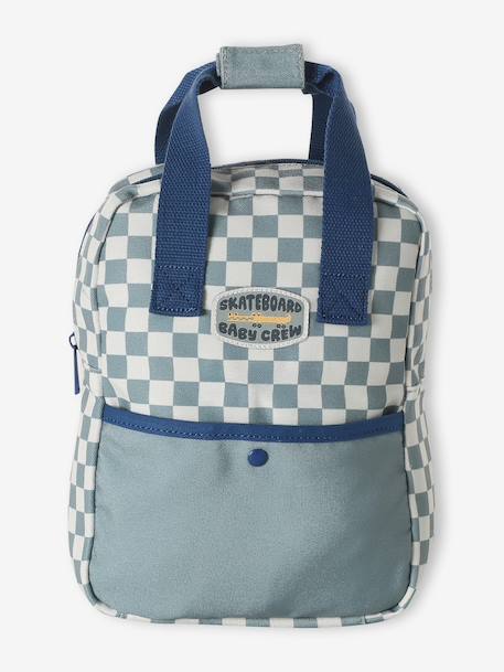 Sac à dos bébé personnalisable bleu grisé 1 - vertbaudet enfant 