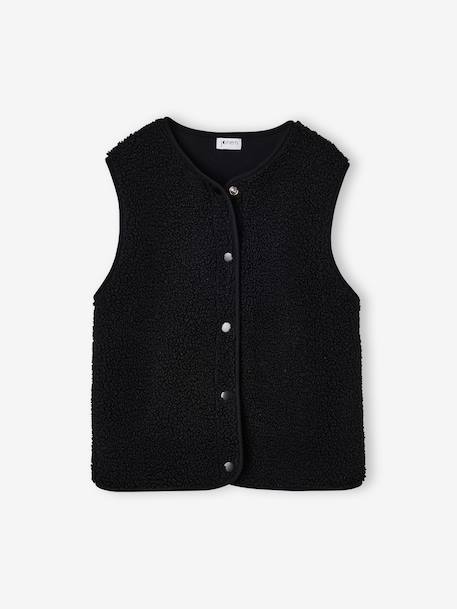 Veste sans manches chocolat+noir+sable 4 - vertbaudet enfant 