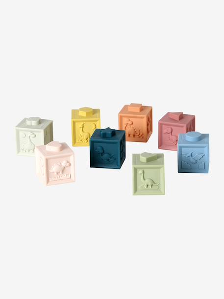 Coffret 5 jouets d’éveil bois FSC® multicolore 3 - vertbaudet enfant 