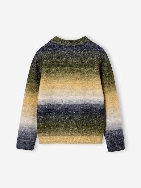 Pull garçon col rond écru 2 - vertbaudet enfant 