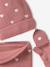 Ensemble fille tricot bonnet, snood et mitaines rose 6 - vertbaudet enfant 