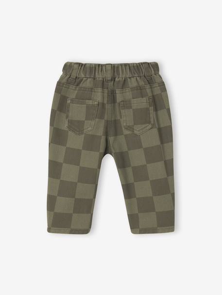 Pantalon bébé garçon kaki 2 - vertbaudet enfant 