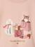 T-shirt manches longues fille rose poudré 3 - vertbaudet enfant 