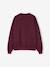 Sweat fille oversize inscription léopard anthracite+bordeaux 9 - vertbaudet enfant 
