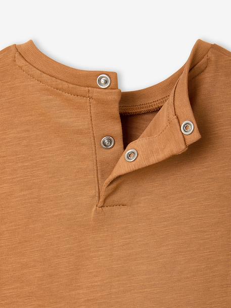 T-shirt manches longues bébé garçon caramel 3 - vertbaudet enfant 