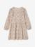 Robe courte fille manches longues ivoire+vanille 1 - vertbaudet enfant 