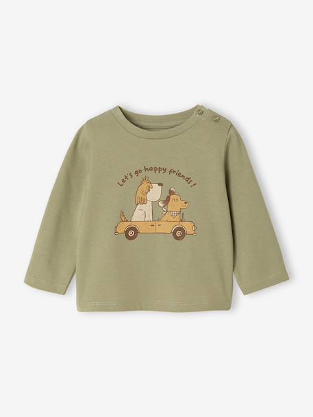 T-shirt fantaisie bébé garçon écru+pistache+vanille+vert d'eau 4 - vertbaudet enfant 