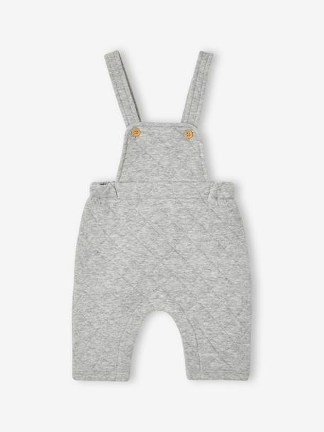 Ensemble 3 pièces bébé personnalisable gris chiné 5 - vertbaudet enfant 