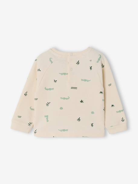 T-shirt manches longues bébé garçon bleu grisé+vanille 8 - vertbaudet enfant 