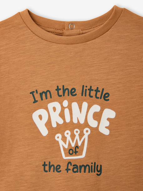T-shirt manches longues bébé garçon caramel 2 - vertbaudet enfant 