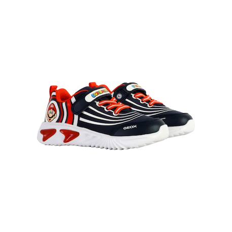 Baskets basses  à scratch Mario Marine rouge+Navy red 9 - vertbaudet enfant 