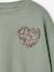 Sweat fille vert de gris 4 - vertbaudet enfant 